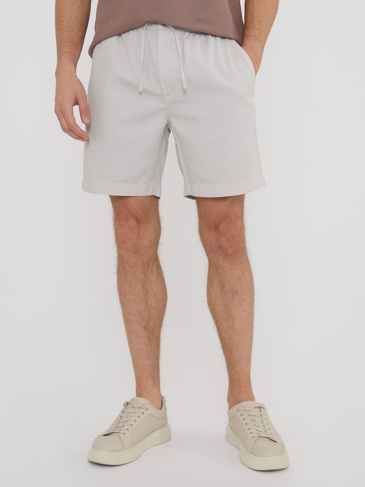 Threadbare Blue Cotton Lyocell Jogger Style Shorts 2 Pack - Image 2 of 6