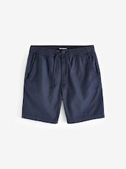 Threadbare Blue Cotton Lyocell Jogger Style Shorts 2 Pack - Image 5 of 6