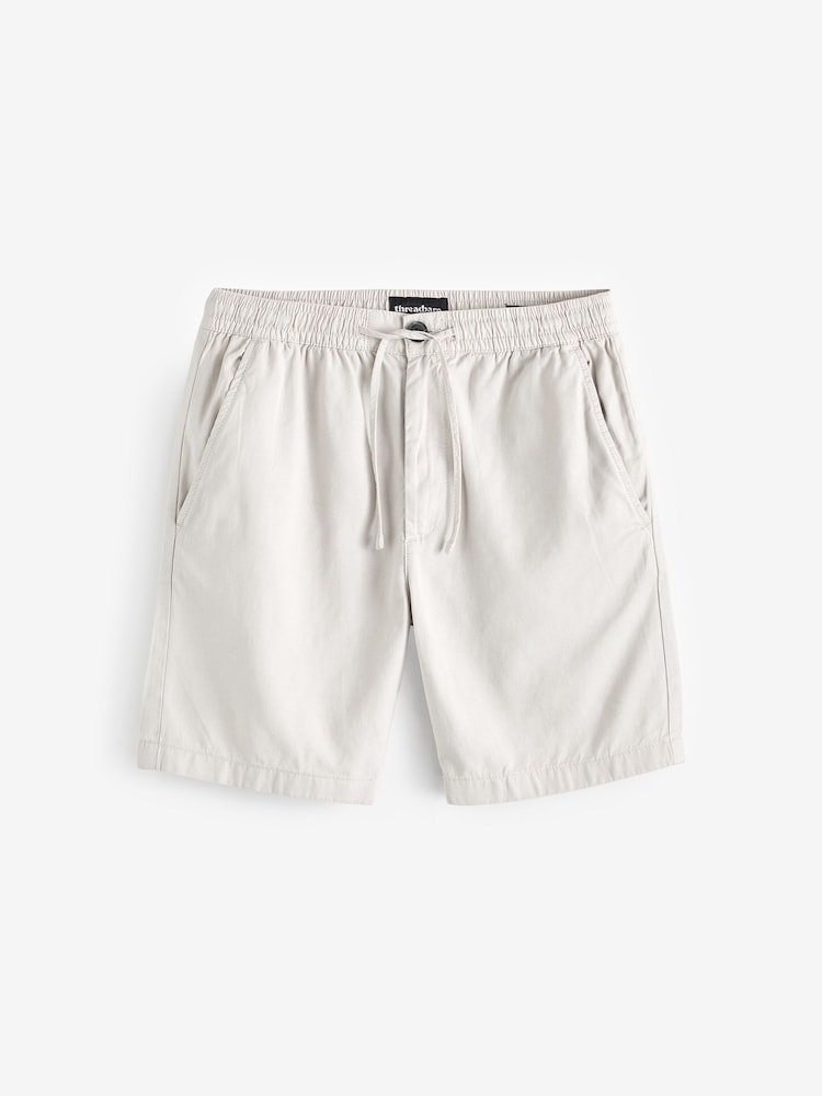 Threadbare Blue Cotton Lyocell Jogger Style Shorts 2 Pack - Image 6 of 6