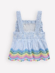 Boden Blue Embellished Strappy Top - Image 2 of 3