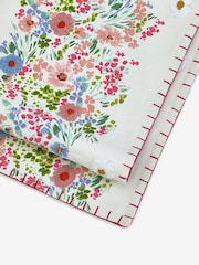 Pink Lisse Embroidered 100% Cotton Kitchen Table Runner - Image 3 of 4