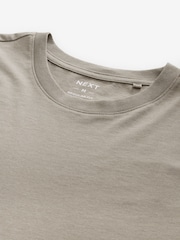 Light Neutral Marl - Essential Rundhals-T-Shirt aus Baumwolle - Bild 6 von 7