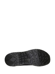 Skechers Black Womens Uno Wide Fit Trainers - Image 4 of 5