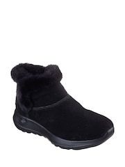 Skechers Black Wide Fit On The GO Stellar Cozy Step Shoes - Image 2 of 5