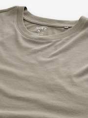 Neutral Marl Regular Fit Long Sleeve Crew Neck T-Shirt - Image 7 of 7