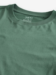 Green Pine Regular Fit Long Sleeve Crew Neck T-Shirt - Image 6 of 7