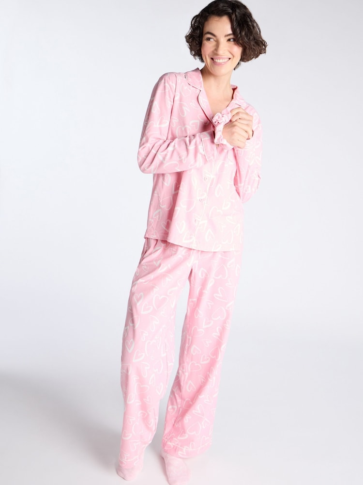 Boux Avenue Heart Cosy Pyjamas in a Bag - Image 2 of 6