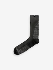 Black/Grey Active Cushioned Walking Socks 2 Pack - Image 4 of 7
