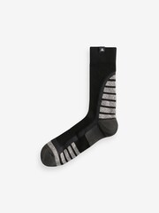 Black/Grey Active Cushioned Walking Socks 2 Pack - Image 5 of 7