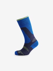 Black/Blue Ski Socks 2 Pack - Image 2 of 5