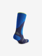Black/Blue Ski Socks 2 Pack - Image 4 of 5