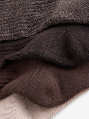 Cream/Brown Heavyweight Socks 4 Pack - Image 7 of 7