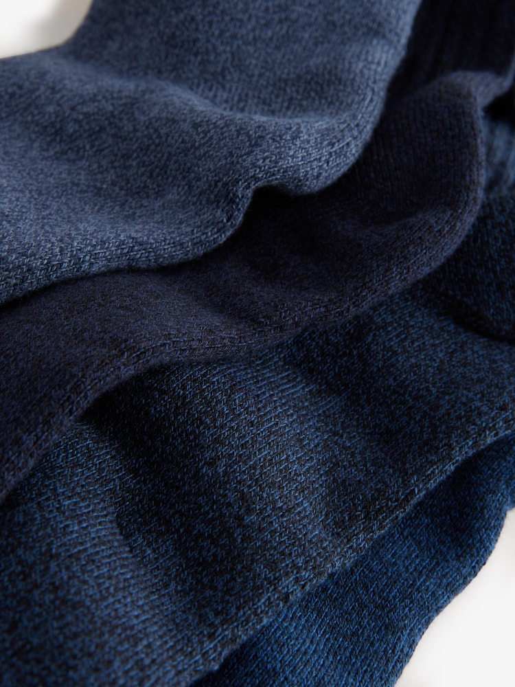 Navy Blue Heavyweight Socks 4 Pack - Image 6 of 6
