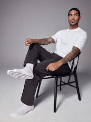 White Active Sports Grip Socks 2 Pack - Image 2 of 6
