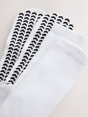 White Active Sports Grip Socks 2 Pack - Image 6 of 6