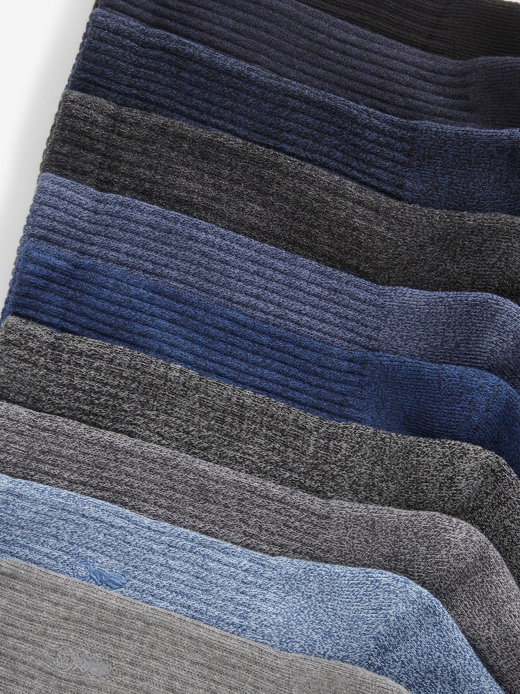 Blue Tones Heavyweight Socks 10 Pack - Image 14 of 14