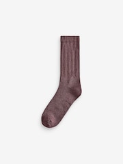 Green/Red/Purple Heavyweight Socks 4 Pack - Image 4 of 7