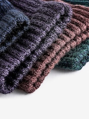 Green/Red/Purple Heavyweight Socks 4 Pack - Image 7 of 7