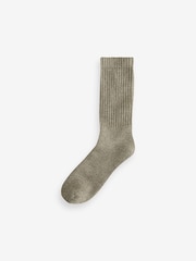 Green/Cream Heavyweight Socks 4 Pack - Image 5 of 7