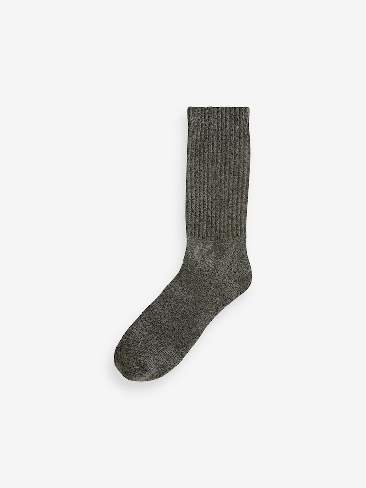 Green/Cream Heavyweight Socks 4 Pack - Image 7 of 7