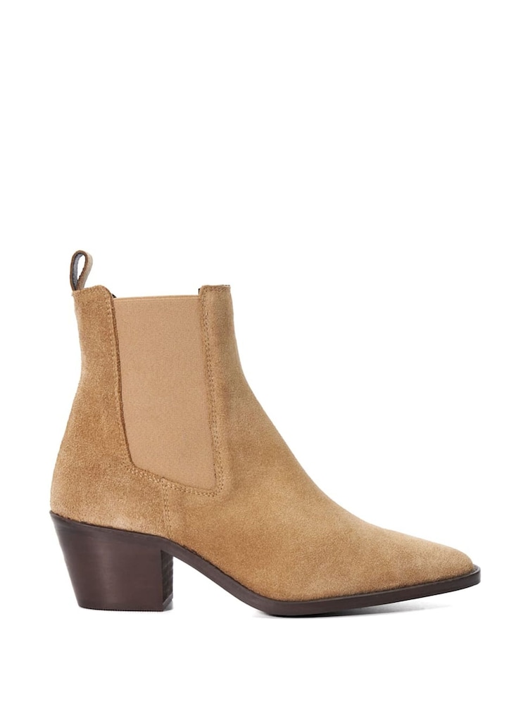 Cream - Dune London Pexas Chisel Toe Low Western gležnjarji - Slika 2 iz 5 Cream - Dune London Pexas Chisel Toe Low Western gležnjarji - Slika 2 iz 5