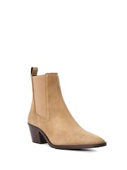 Cream - Dune London Pexas Chisel Toe Low Western gležnjarji - Slika 4 iz 5