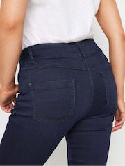 M&Co Blue Lift And Shape Straight Leg Jeans - Image 4 of 5