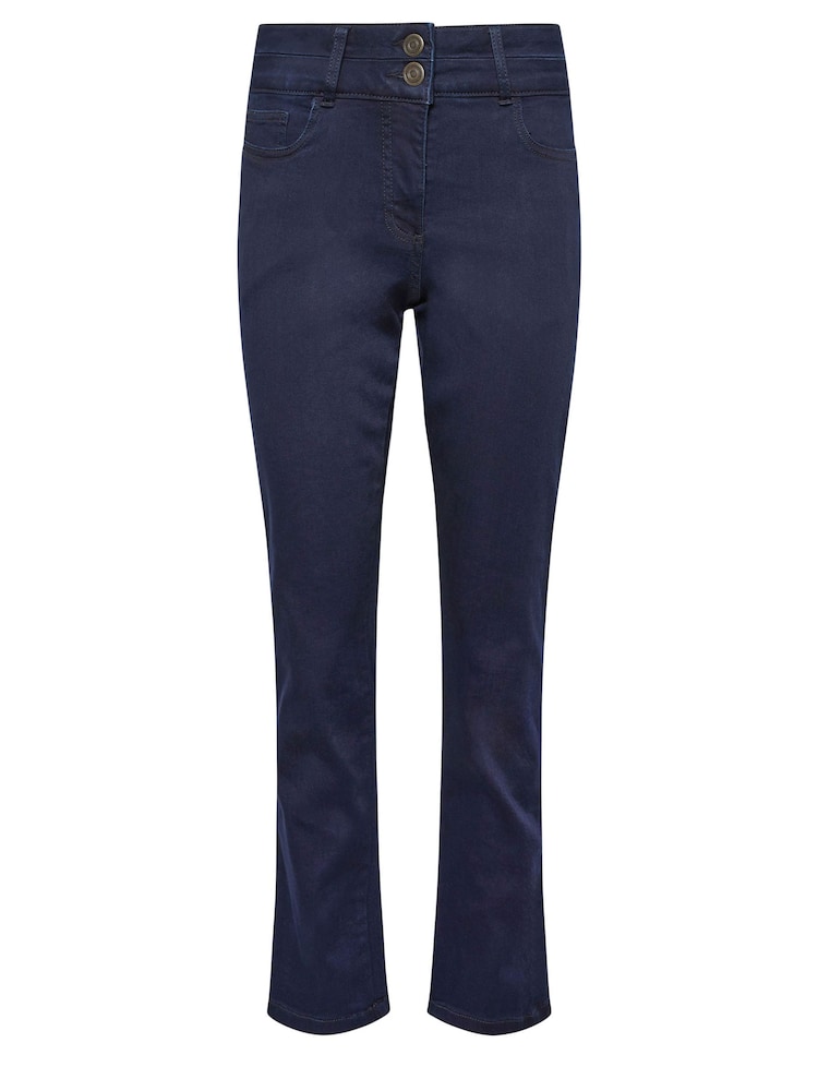 M&Co Blue Lift And Shape Straight Leg Jeans - Image 5 of 5