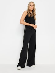 Long Tall Sally Black Side Stripe Trousers - Image 1 of 5