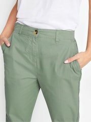 M&Co Green Belt Loop Pocket Chino Trousers - Image 4 of 5