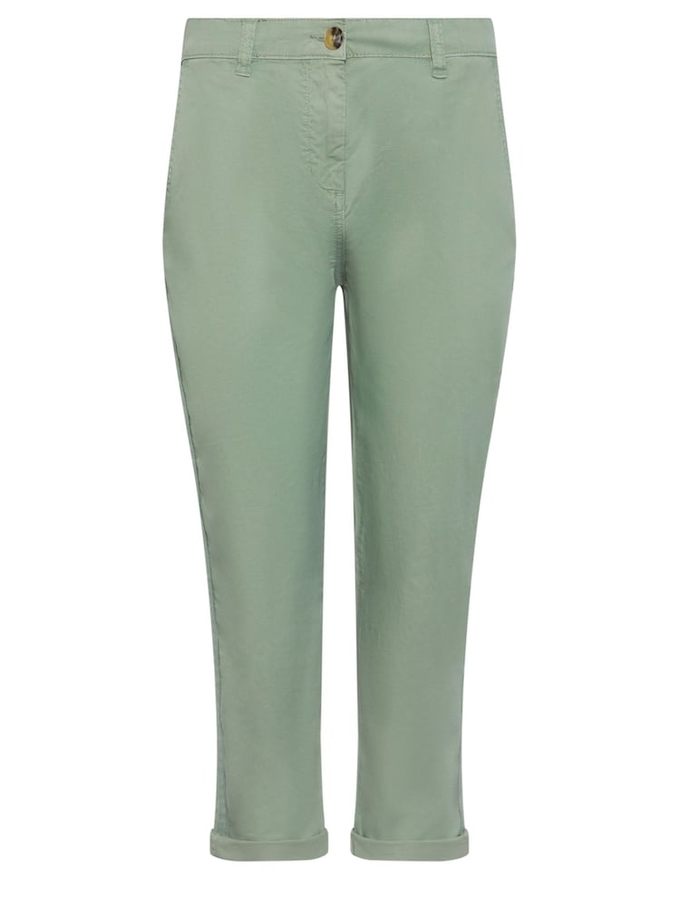M&Co Green Belt Loop Pocket Chino Trousers - Image 5 of 5