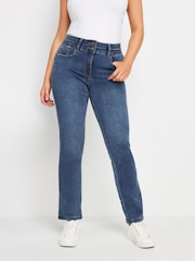 M&Co Light Blue Lift And Shape Straight Leg Jeans - Image 1 of 5