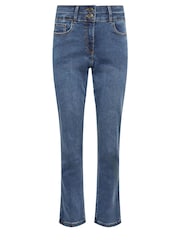 M&Co Light Blue Lift And Shape Straight Leg Jeans - Image 5 of 5