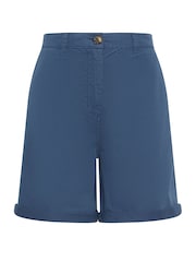أزرق - M&Co Sage green Chino Shorts - صورة 4 من 4