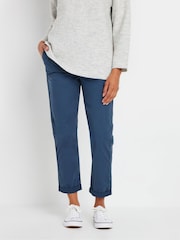 M&Co Blue Belt Loop Pocket Chino Trousers - Image 1 of 5