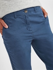 M&Co Blue Belt Loop Pocket Chino Trousers - Image 4 of 5