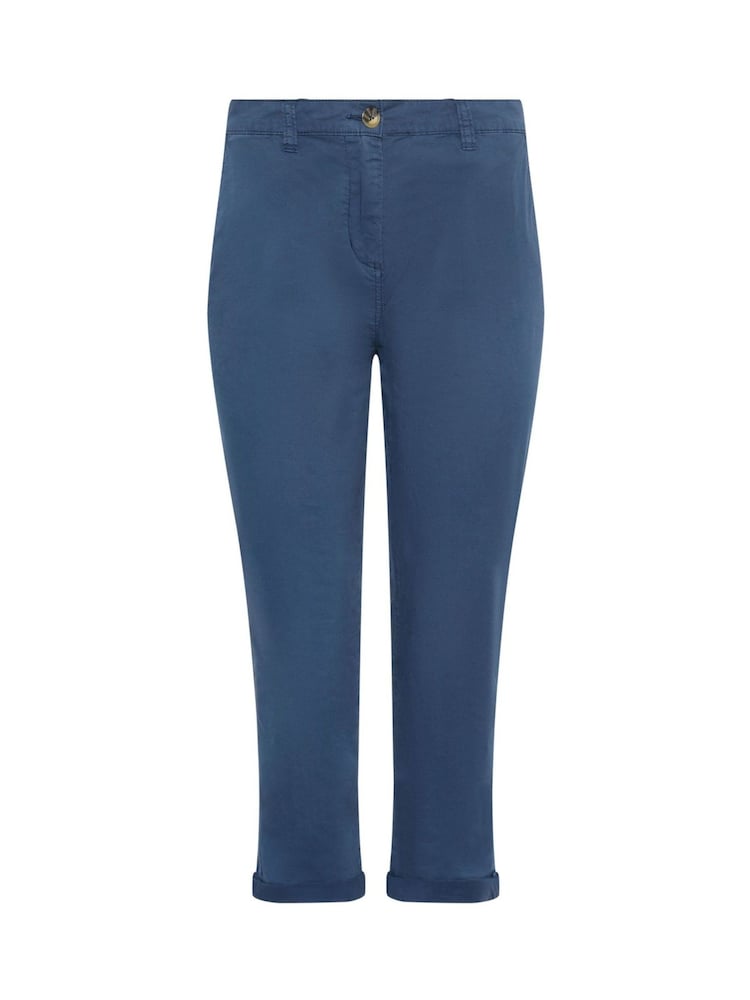 M&Co Blue Belt Loop Pocket Chino Trousers - Image 5 of 5