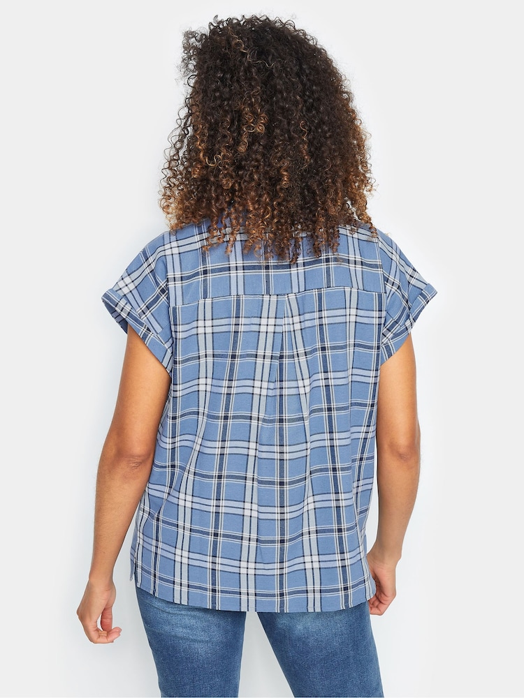 M&Co Short Sleeve Checked Shirt - Bild 2 von 5
