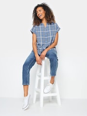 M&Co Short Sleeve Checked Shirt - Bild 3 von 5