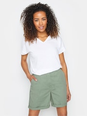 أخضر فاتح - M&Co Sage green Chino Shorts - صورة 1 من 5