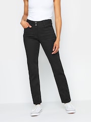 M&Co Black Lift And Shape Straight Leg Jeans - Image 1 of 5