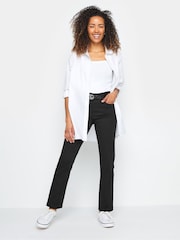 M&Co Black Lift And Shape Straight Leg Jeans - Image 2 of 5