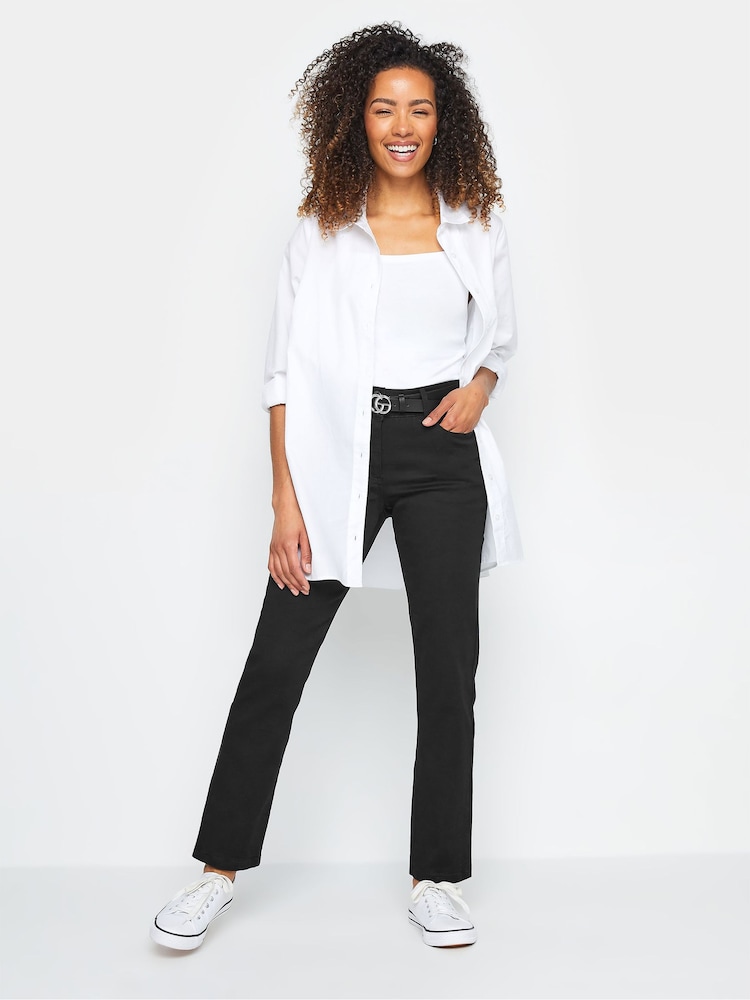 M&Co Black Lift And Shape Straight Leg Jeans - Image 2 of 5