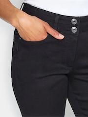 M&Co Black Lift And Shape Straight Leg Jeans - Image 4 of 5