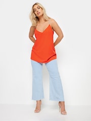 Yours Curve Orange Limited Chain Strap Cami - Image 3 of 6