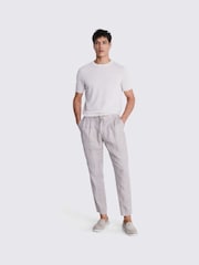 MOSS Grey Linen Worker Joggers - Image 2 of 4