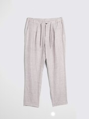 MOSS Grey Linen Worker Joggers - Image 4 of 4