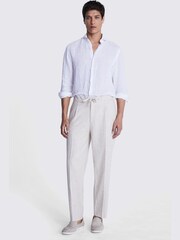 MOSS Natural Herringbone Beach Trousers - Image 2 of 3