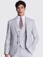 MOSS Grey Light Grey Marl Jkt Moss Slim Mixer Jacket - Image 1 of 5
