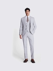 MOSS Grey Light Grey Marl Jkt Moss Slim Mixer Jacket - Image 2 of 5